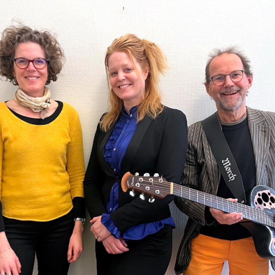 Inger Nygaard Kaad, Marie Garsdal Brøsted og Peter Elmelund