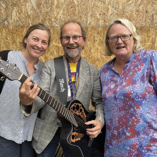 Mathilde, Peter og Tina