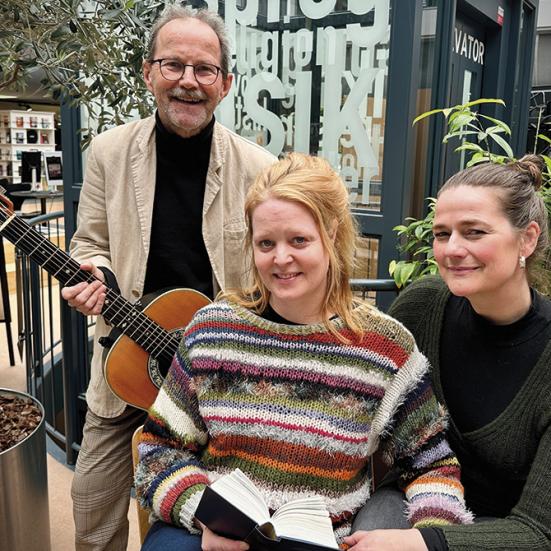 Peter Elmelund; Marie Brøsted og Signe Brinkmann