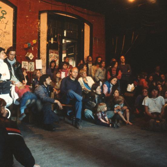 Billede af menneskemængde fra Christiania