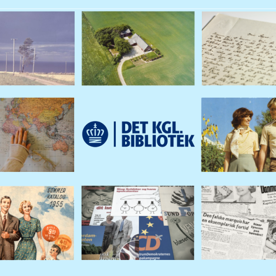 Digitale samlinger med adgang fra Det Kgl. Bibliotek.