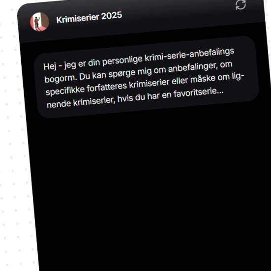 Billede af KrimiBotten - en chatbot lavet af Jens Sørensen