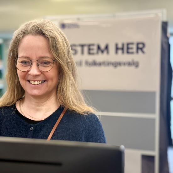 Afstemningssted på Randers Bibliotek