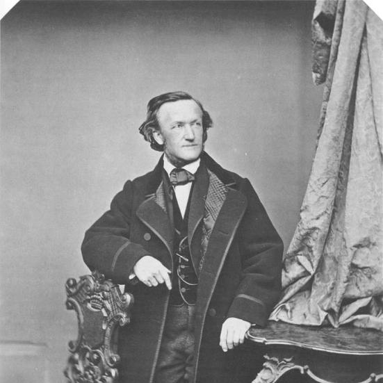 Richard Wagner, foto: Franz Hanfstängl, udateret