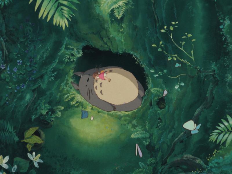 Tegning fra Miyazaki film