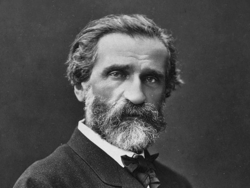 Giuseppe Verdi (1813-1901). Foto: Ferdinand Mulnier, udateret