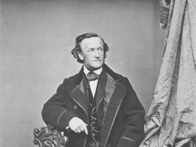 Richard Wagner, foto: Franz Hanfstängl, udateret