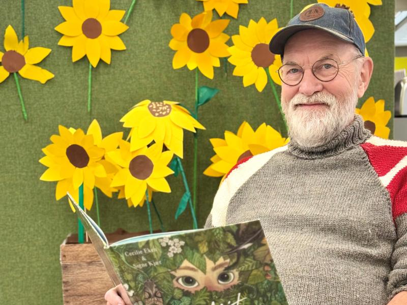 Højtlæser Randers Bibliotek Solsikkefestival