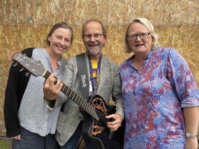 Mathilde, Peter og Tina