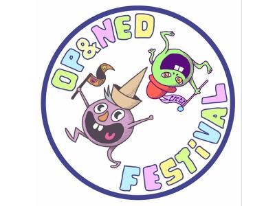 Op og ned festival logo