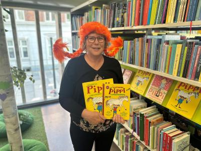 Sanne klædt ud som Pippi