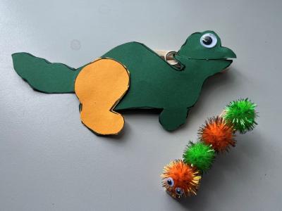 Klemmedyr og pompomlarver