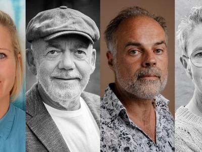 Mathilde Brun Sørensen, overlæge Ove Gaardboe, filmanmelder Per Juul Carlsens og psykolog Anneke Dapper-Skaaning