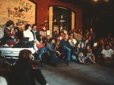 Billede af menneskemængde fra Christiania