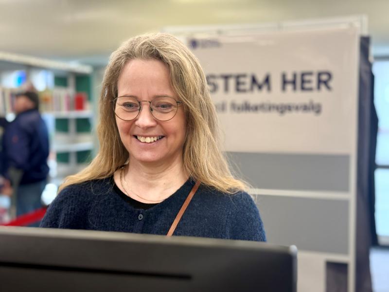 Afstemningssted på Randers Bibliotek