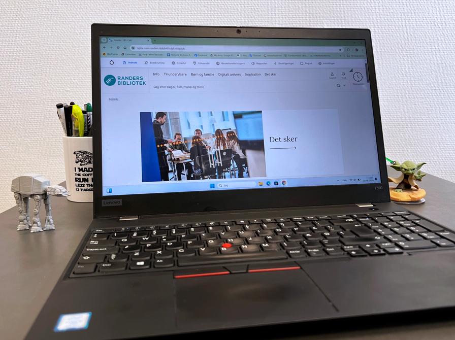 Randers Bibliotek har fået ny hjemmeside