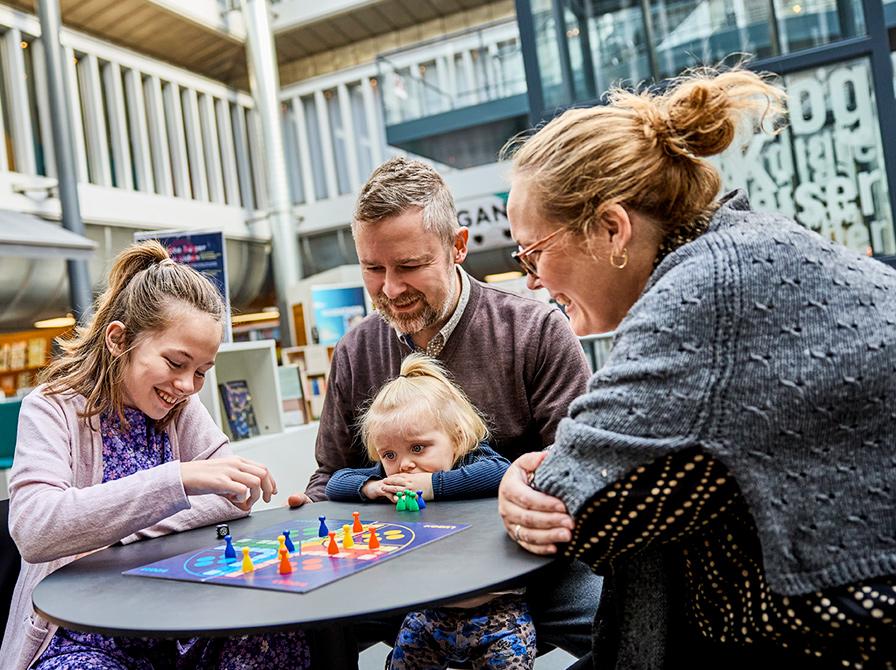 Biblioteket fremmer trivsel