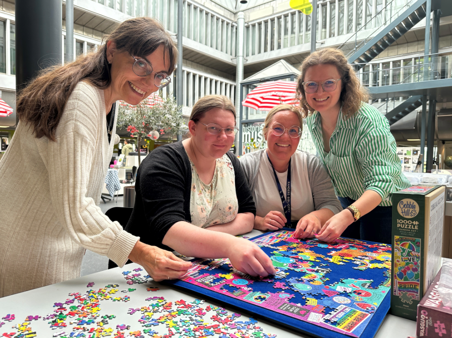 Sonja Overgaard Vestergård, Natasha Kristensen, Mai Kordelin Paulsen og Camilla Kjær Jensen