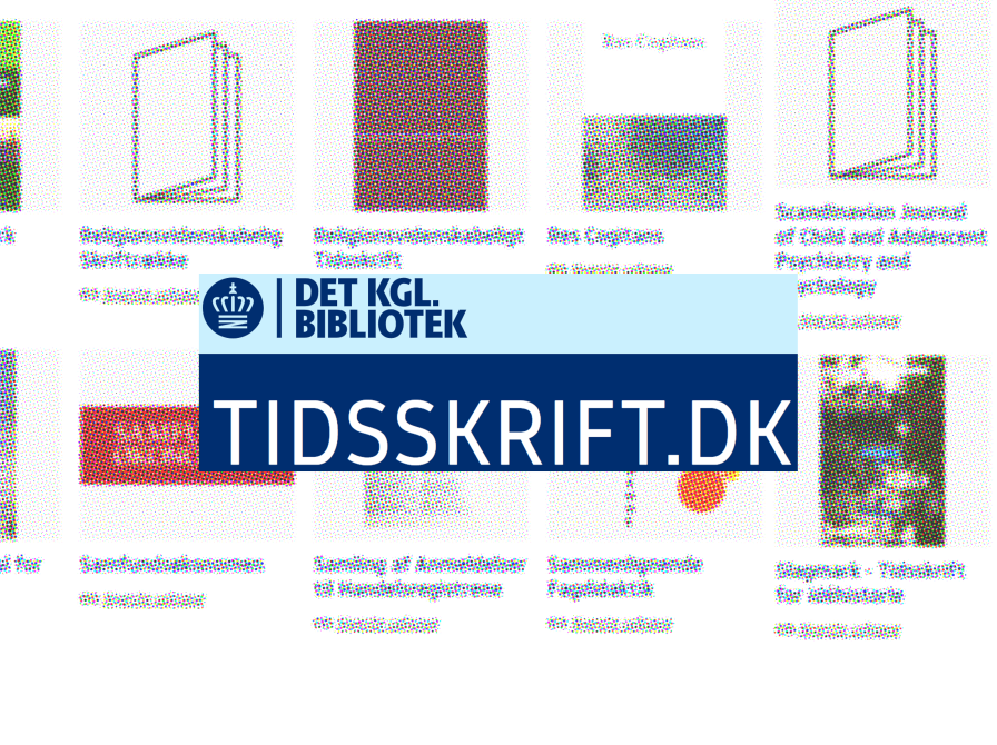 Faglige, videnskabelige og kulturelle tidsskrifter i digital fuldtekst