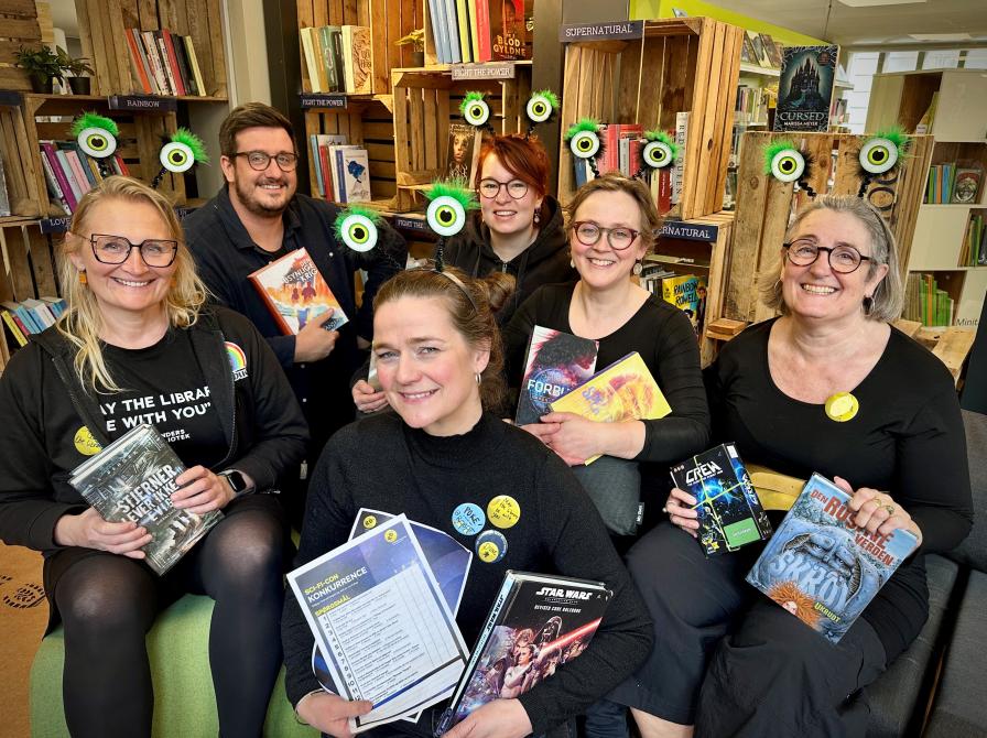 Bettina Boddum, Emil Asani, Signe Winther Brinkmann, Ida Janku Ravn Homilius, Rebecca Munk Jepsen og Dorthe Meyer Andreassen