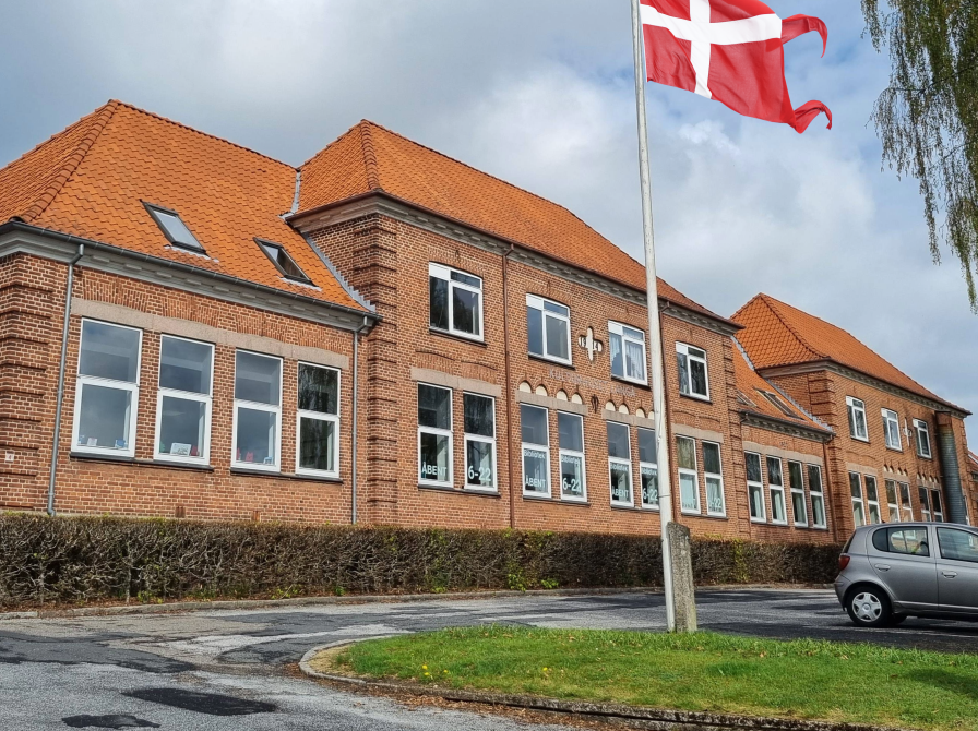 Langå Bibliotek udefra