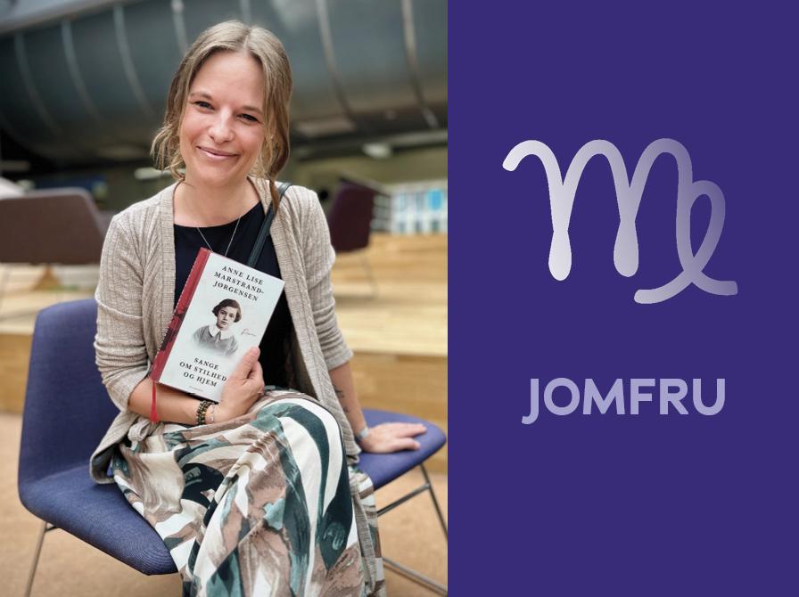 Stjernetegnet Jomfru og Marie med bog