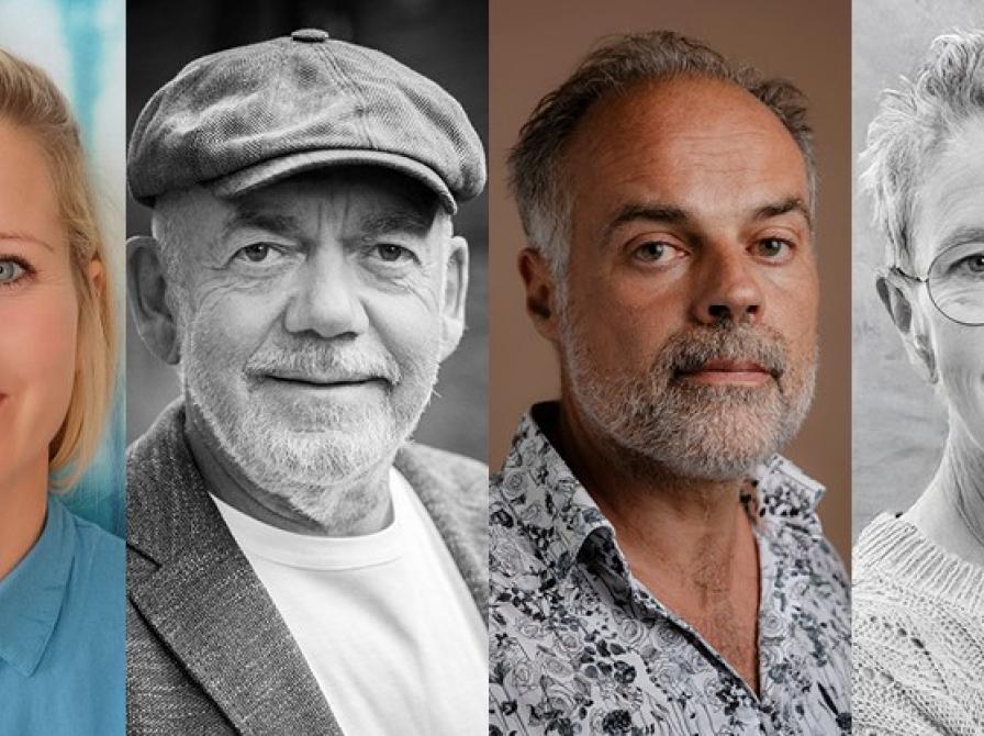 Mathilde Brun Sørensen, overlæge Ove Gaardboe, filmanmelder Per Juul Carlsens og psykolog Anneke Dapper-Skaaning