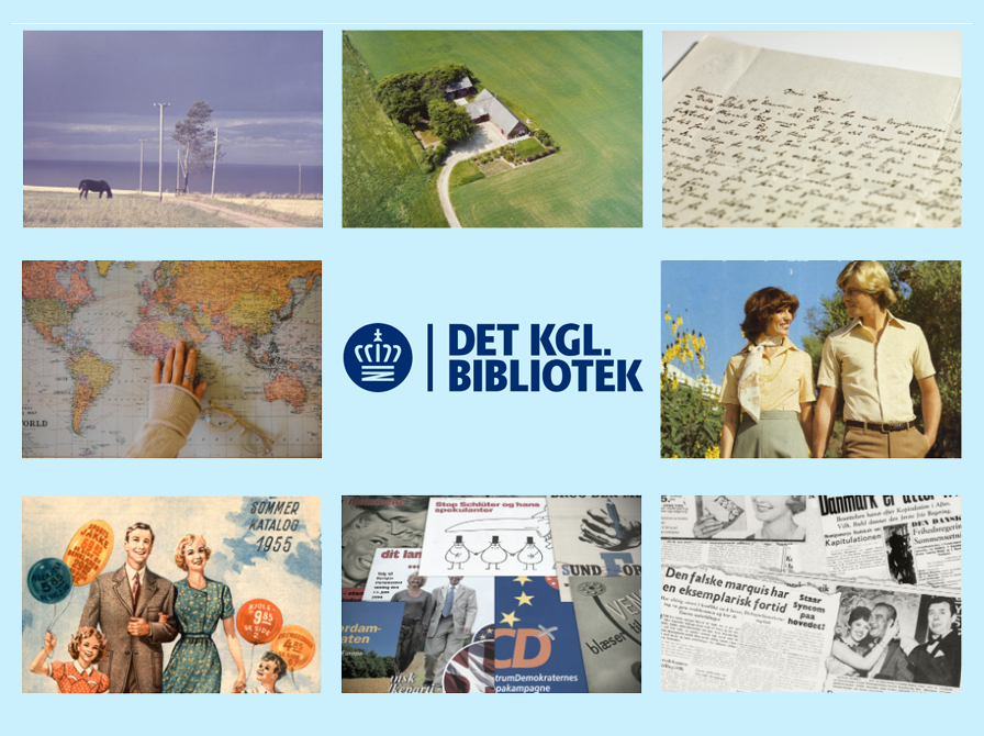 Digitale samlinger med adgang fra Det Kgl. Bibliotek.