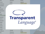 Transparent Languages Online