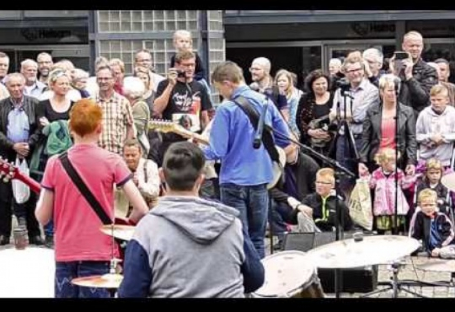 Randers Musikskole spiller dansk på biblioteket i uge 44