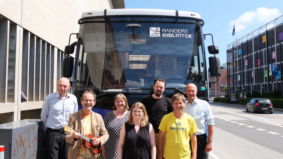 Bogbussen på Randers Bibliotek fylder 50 år